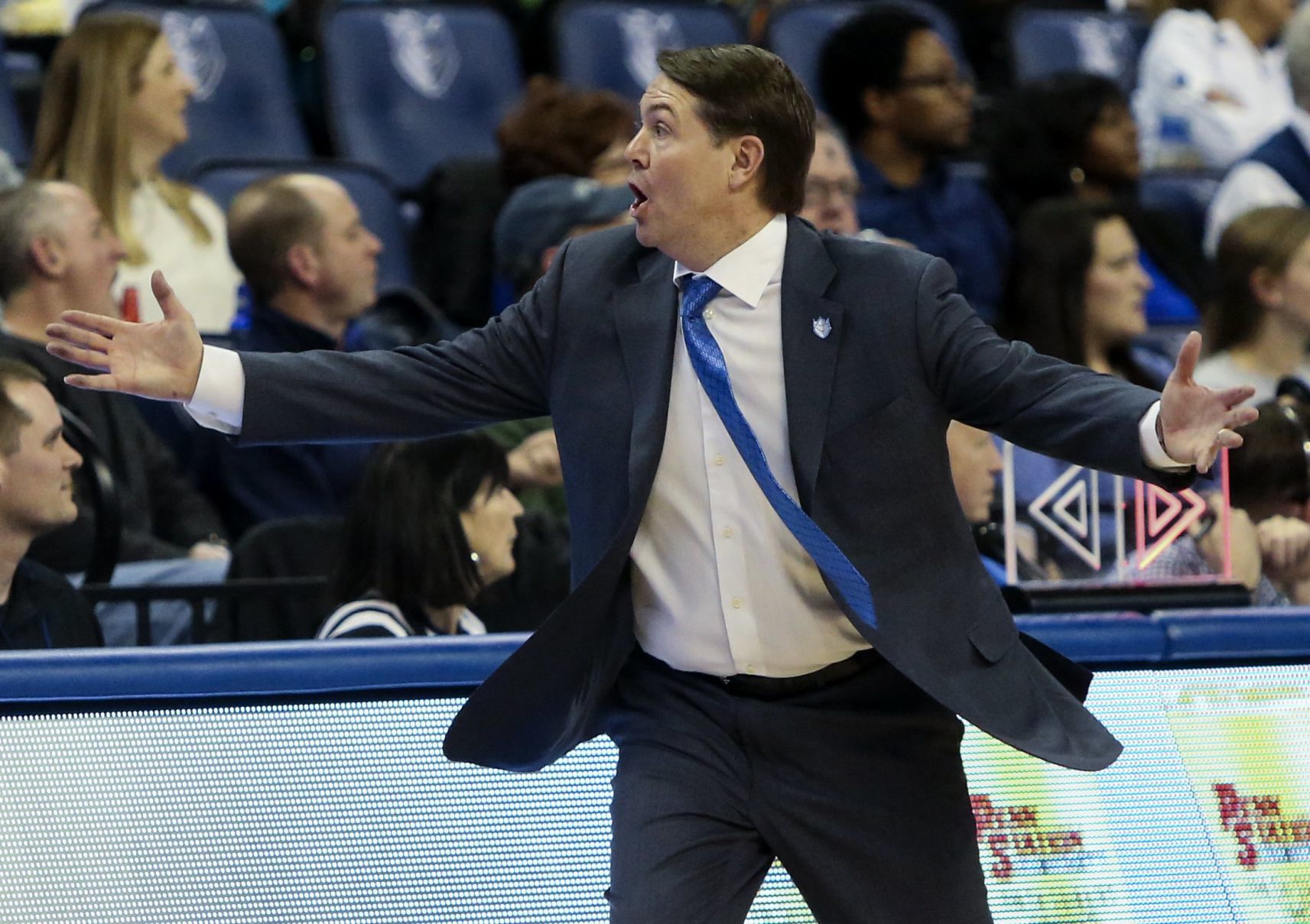 St. Louis University Battles Duquesne University on Senior Night